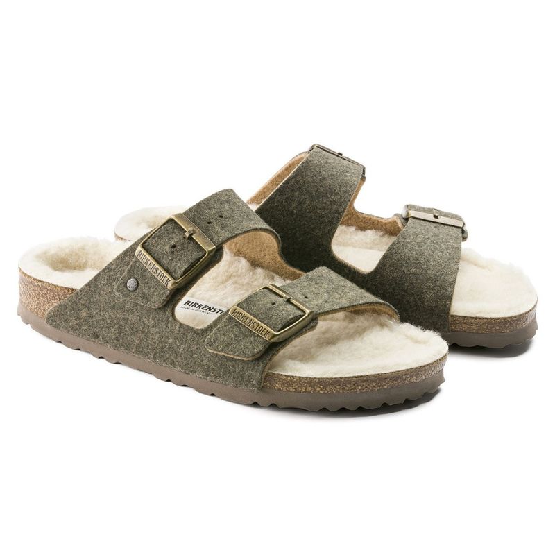 Birkenstock Arizona Doubleface Khaki smal