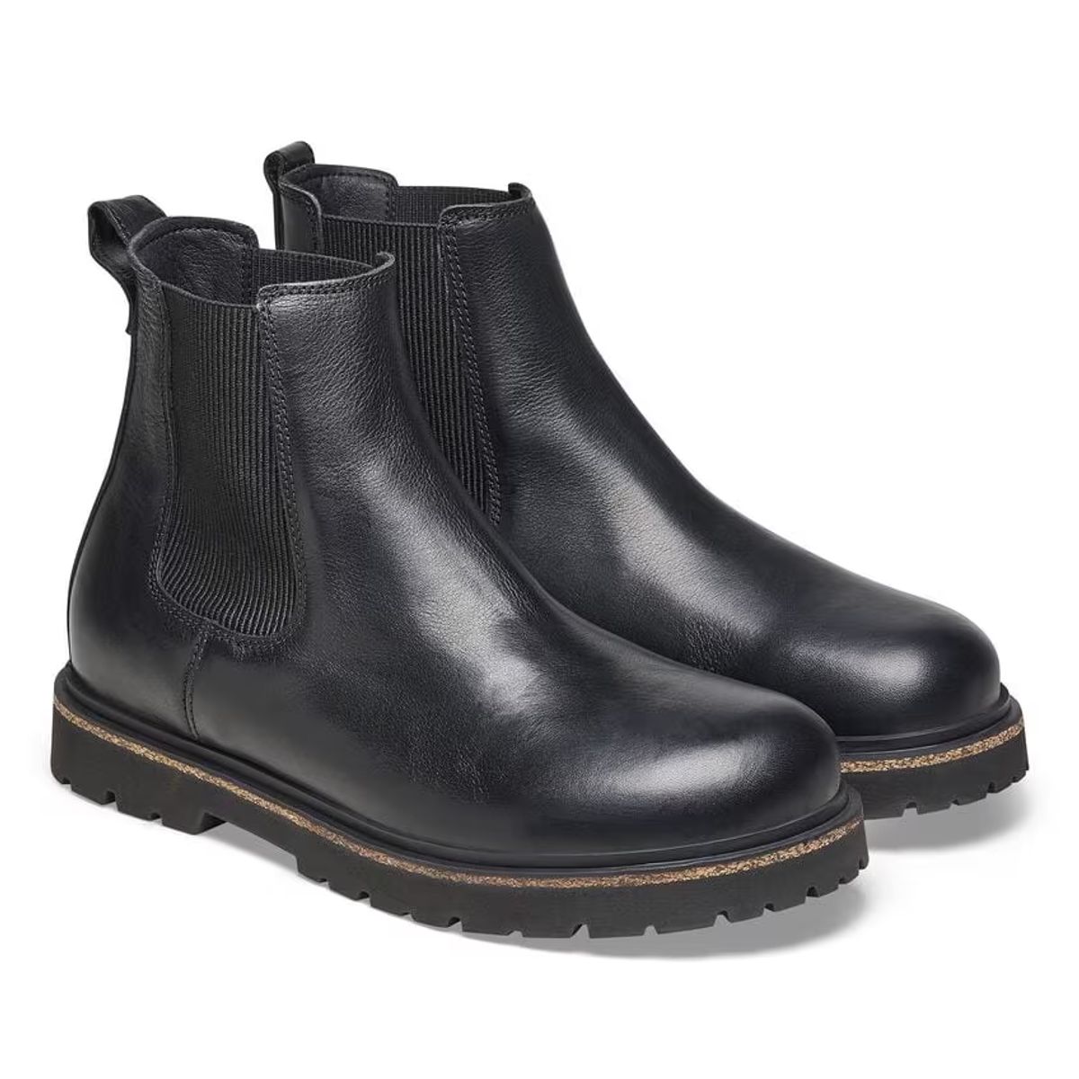 Birkenstock Highwood Slip on Mid Herre skinn svart normal