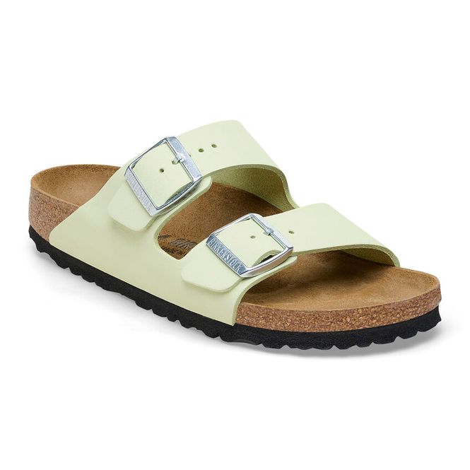 Hovedbilde Birkenstock Arizona Faded Lime nubuck skinn smal