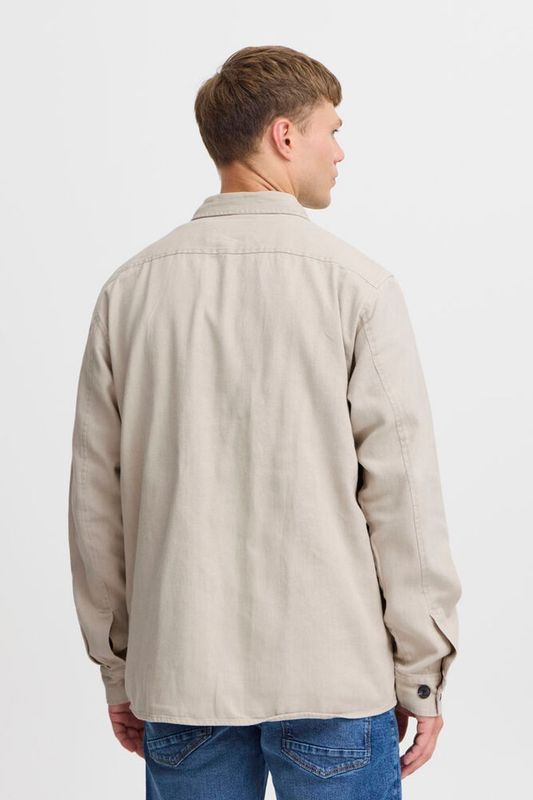Solid Fidel skjorte bomull natur