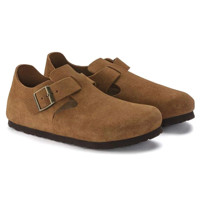 Birkenstock London Mink semsket skinn normal