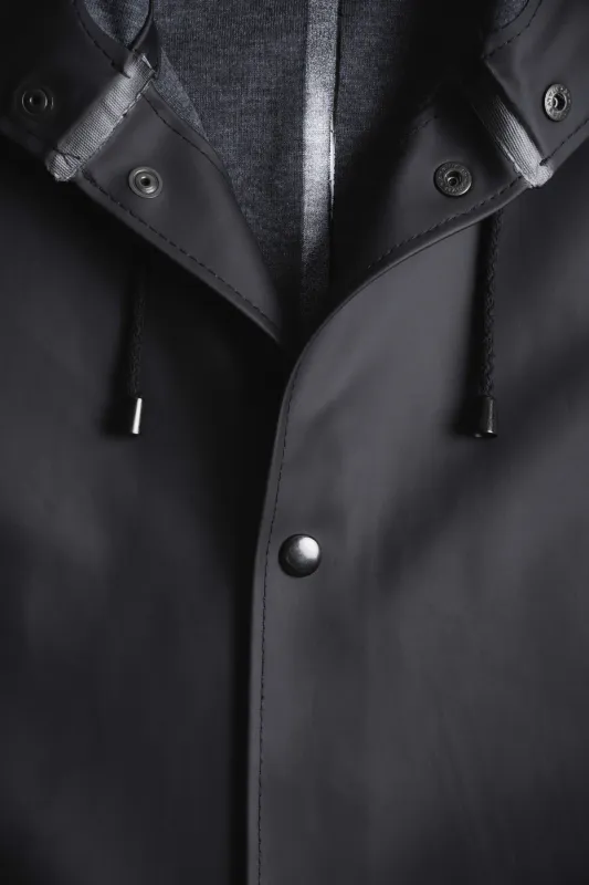 Stutterheim Stockholm Lang regnjakke svart unisex