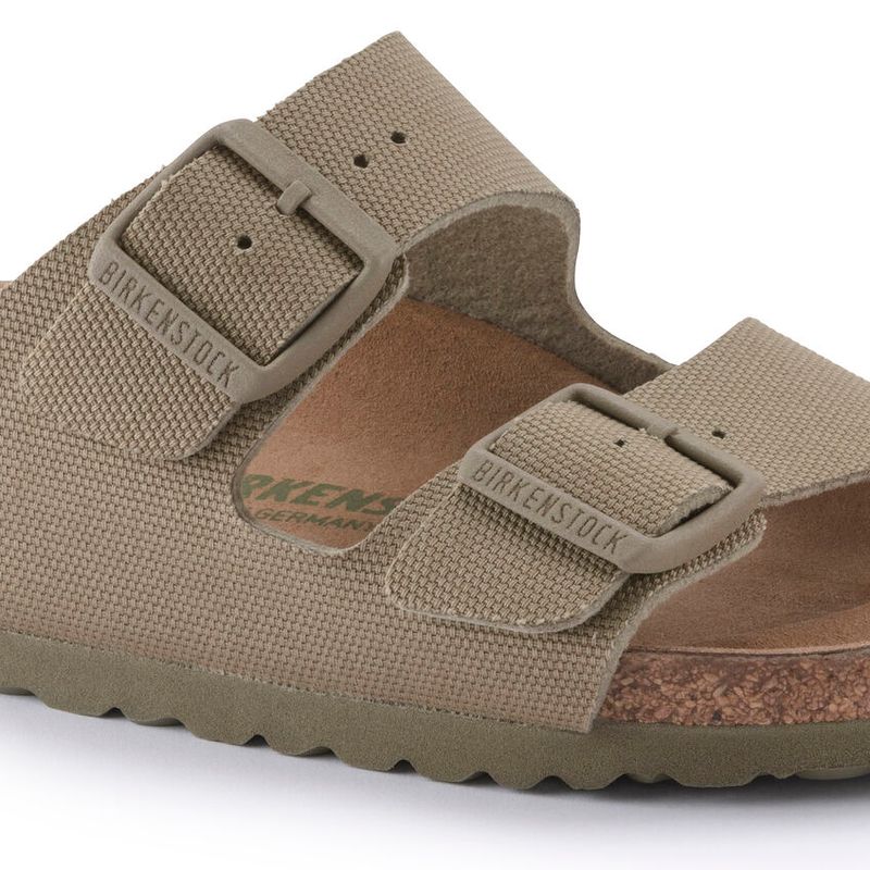 Birkenstock Arizona Vegan textile Faded Khaki smal