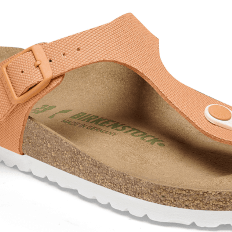 Birkenstock Gizeh Papaya canvas vegan normal