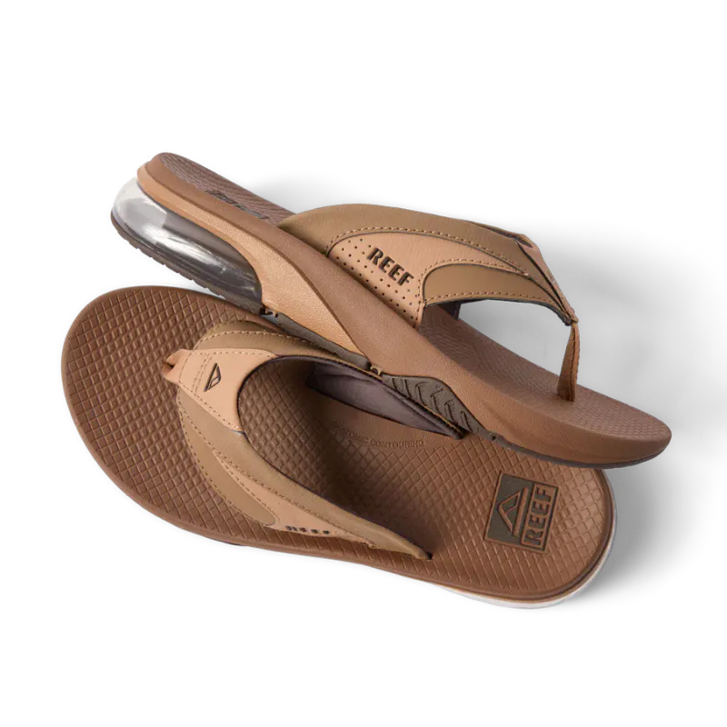 Reef Fanning+ flip flops tobacco herre