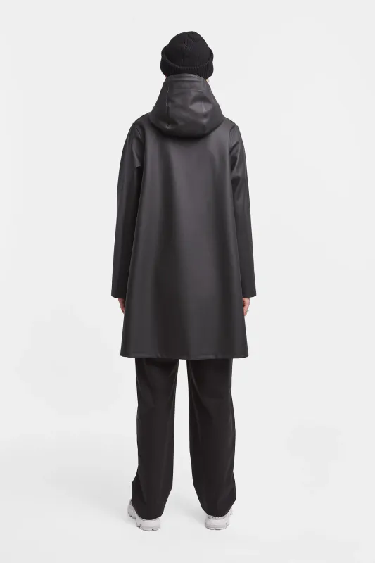 Stutterheim Mosebacke regnjakke svart dame