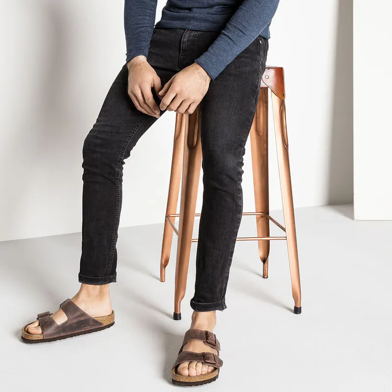 Birkenstock Arizona SFB Habana oljet skinn normal myk
