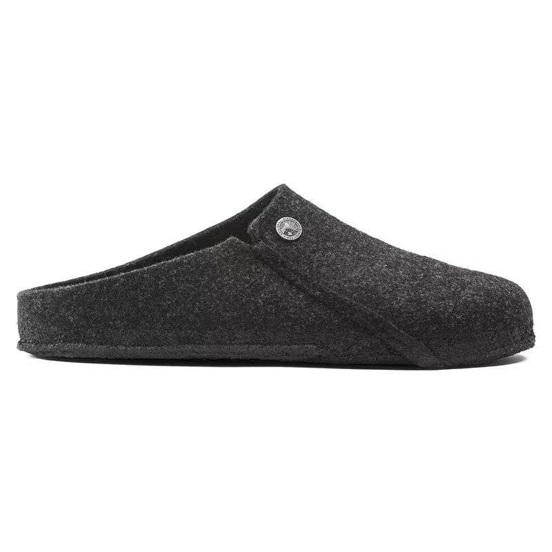 Birkenstock Zermatt Anthrazite tøffel ullfleece normal