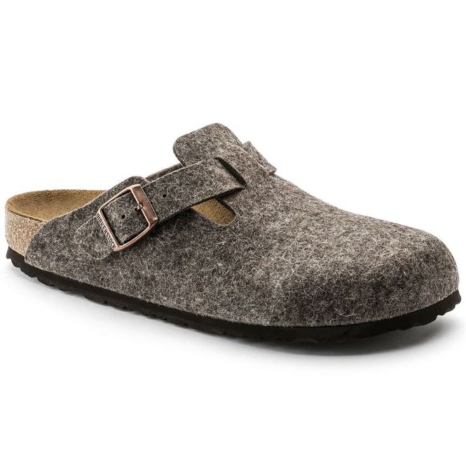 Hovedbilde Birkenstock Boston Cacao ullfilt normal