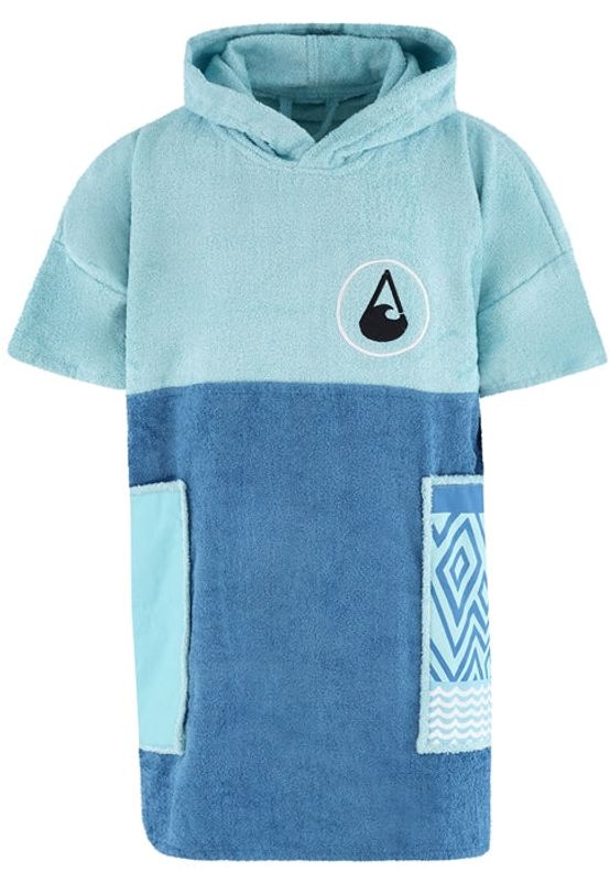 Poncho håndkle Bamboo Blå Maxi XS