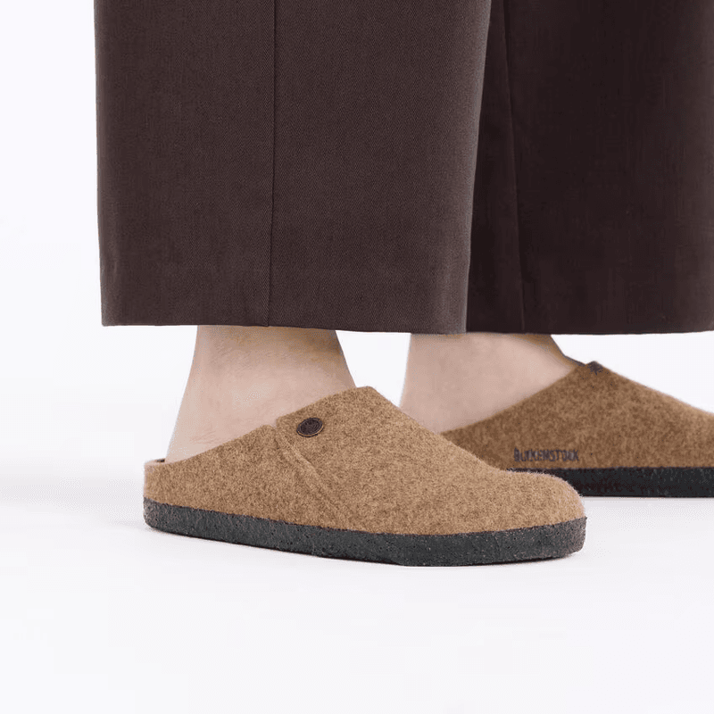 Birkenstock Zermatt Toffe Melange tøffel ullfleece normal
