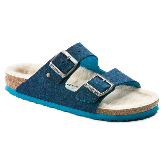Hovedbilde Birkenstock Arizona Doubleface Blå smal