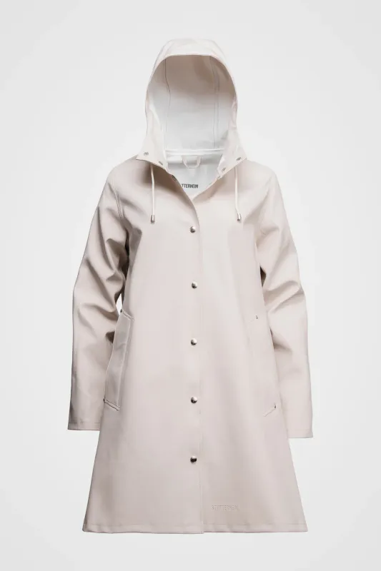 Stutterheim Mosebacke regnjakke sand dame