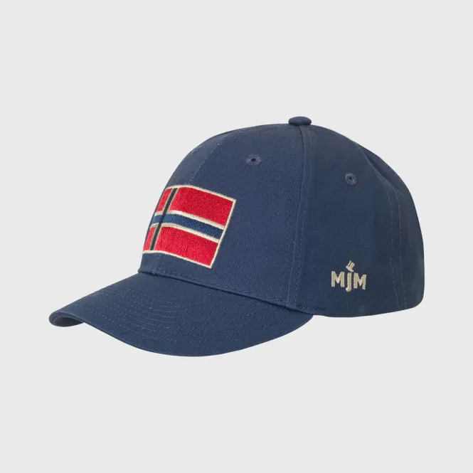 Hovedbilde MJM Baseball Cap cotton Norge blue, one size